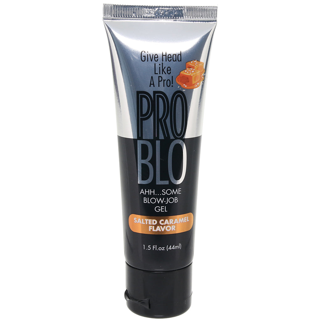 Pro Blo Flavored Oral Gel 1.5oz/44ml in Salted Caramel Lubes and Lotions > Flavored Sex Lubes - Tophatter Daily Deals